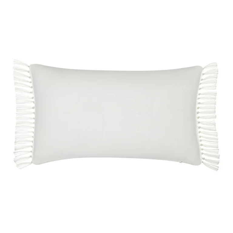 Gap Home Chunky Stripe Decorative Oblong Throw Pillow Ivory/Grey 24" x 14" | Walmart (US)