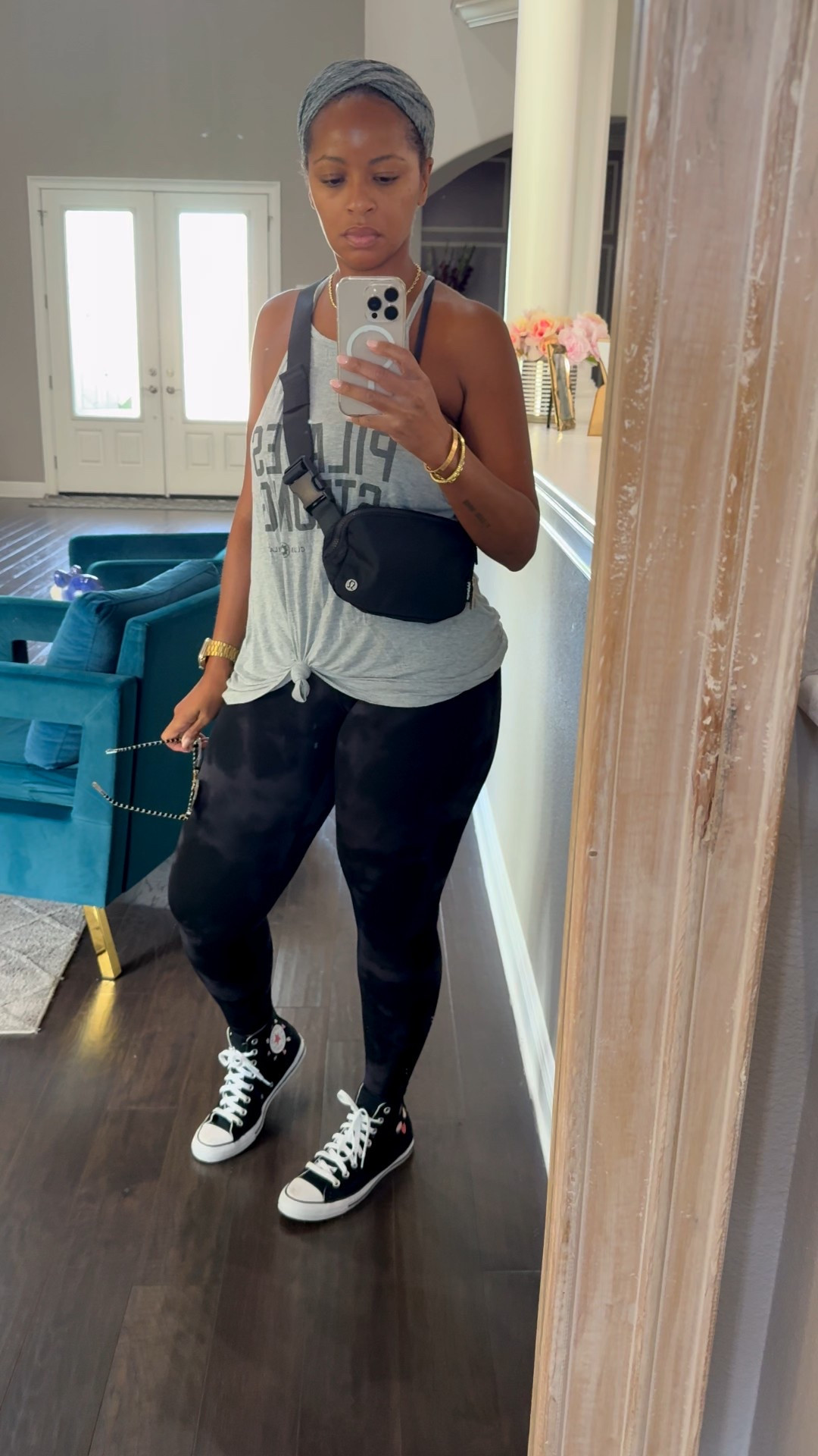 Affordable Amazon workout fit! These pants are so soft and supple without being see through! 

#LTKOver40 #LTKActive #LTKFindsUnder50