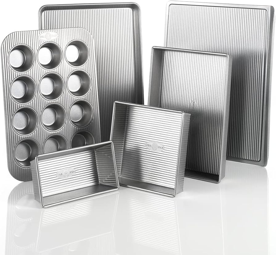 USA Pan 6 Piece Nonstick Bakeware Set | Amazon (US)