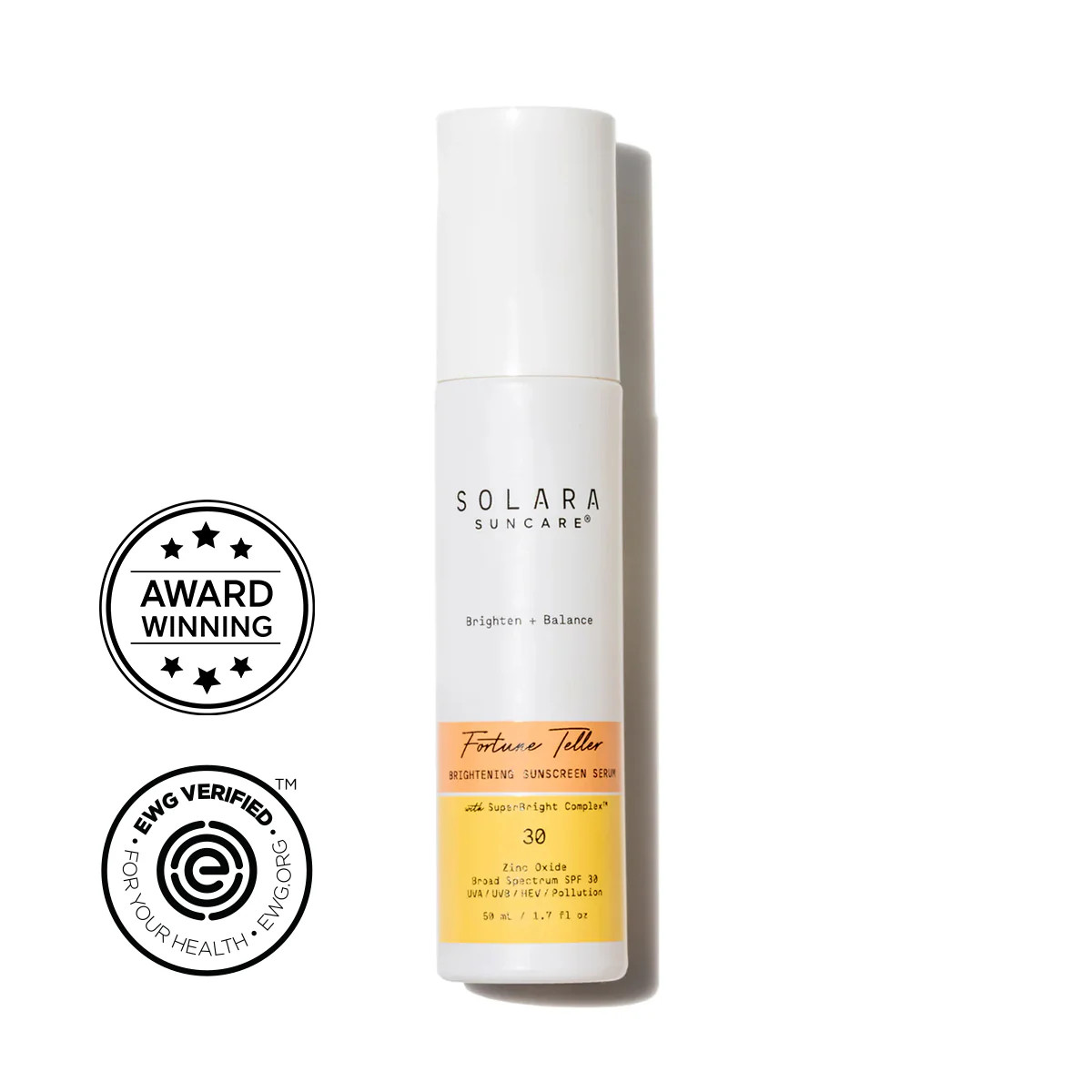 Fortune Teller Tinted Brightening Serum, SPF 30 | SOLARA SUNCARE