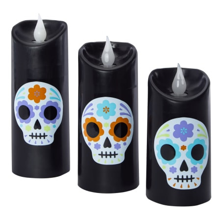 LED Flameless Halloween Candle Set 3-Count | Five Below