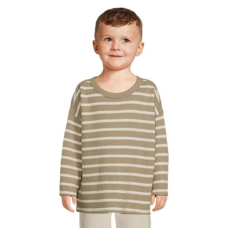 easy-peasy Toddler Boy Long Sleeve Boxy T-Shirt, Sizes 12 Months-5T | Walmart (US)