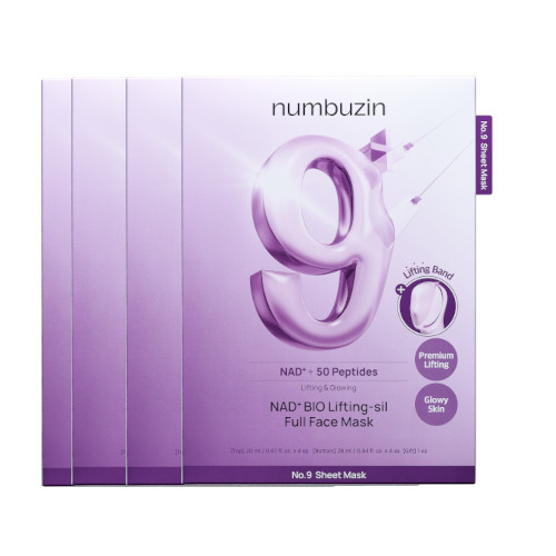 numbuzin - No.9 NAD Bio Lifting-sil Full Cover Facial Mask - (20ml+28ml)*4ea | Stylevana