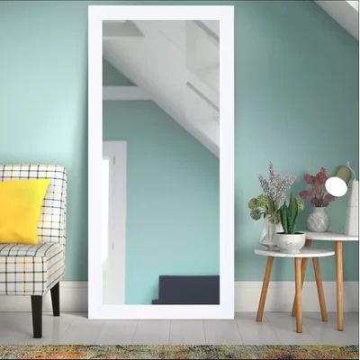Dalessio Wide Tall Full Length Mirror Wrought Studioâ¢ Size: 70.5" H x 31.5" W, Finish: Black | Wayfair North America