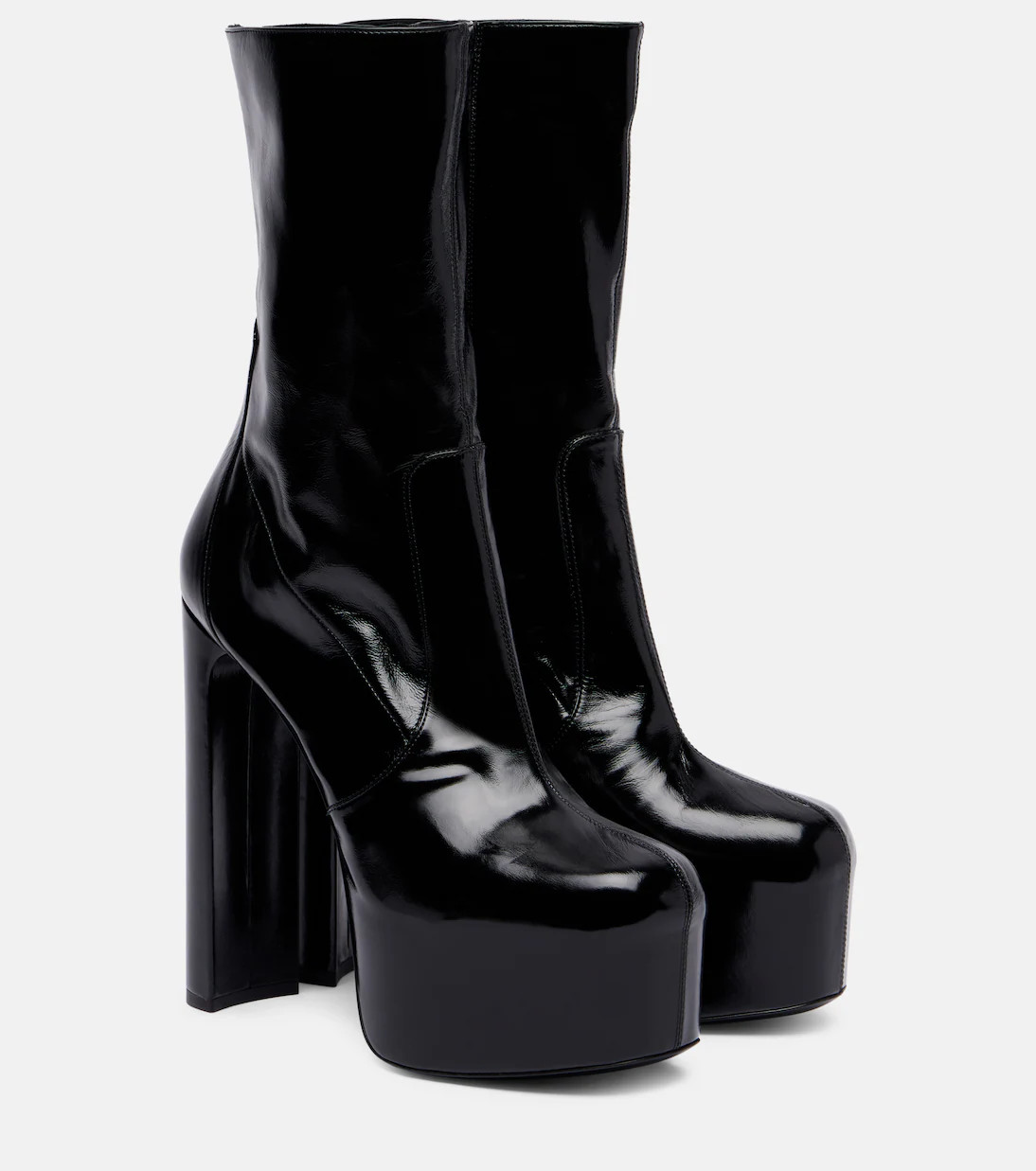 Billy 95 leather platform mid-calf boots | Mytheresa (US/CA)