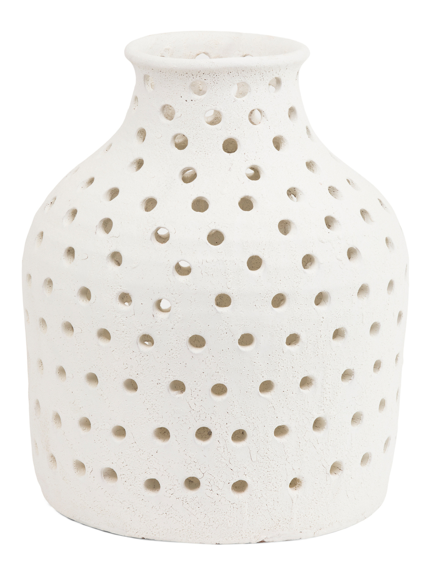 16.5x13 Porous Ceramic Decorative Vase | TJ Maxx