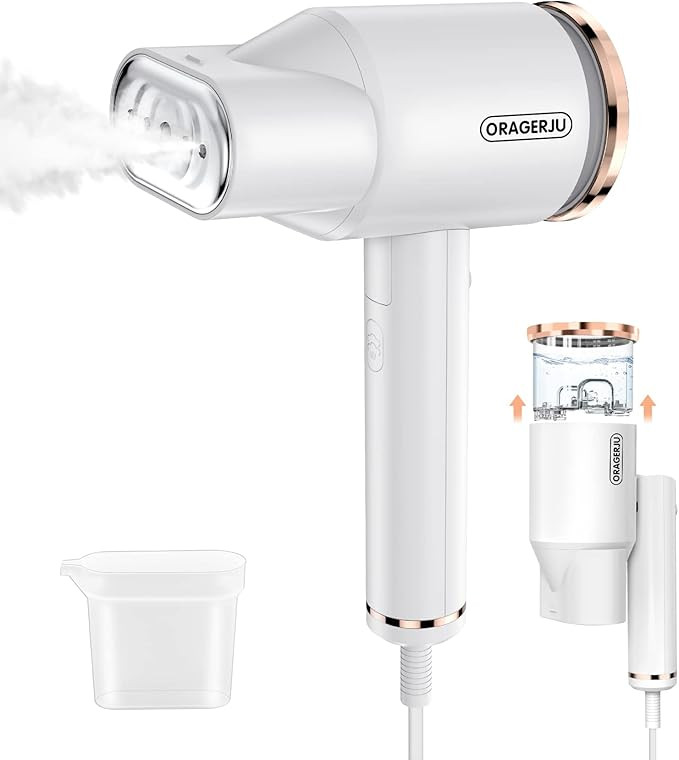 Portable Steamer for Clothes, Oragerju 2 in 1 Handheld Steamer and Iron, 15s Fast Heat-up, 2 Stea... | Amazon (US)