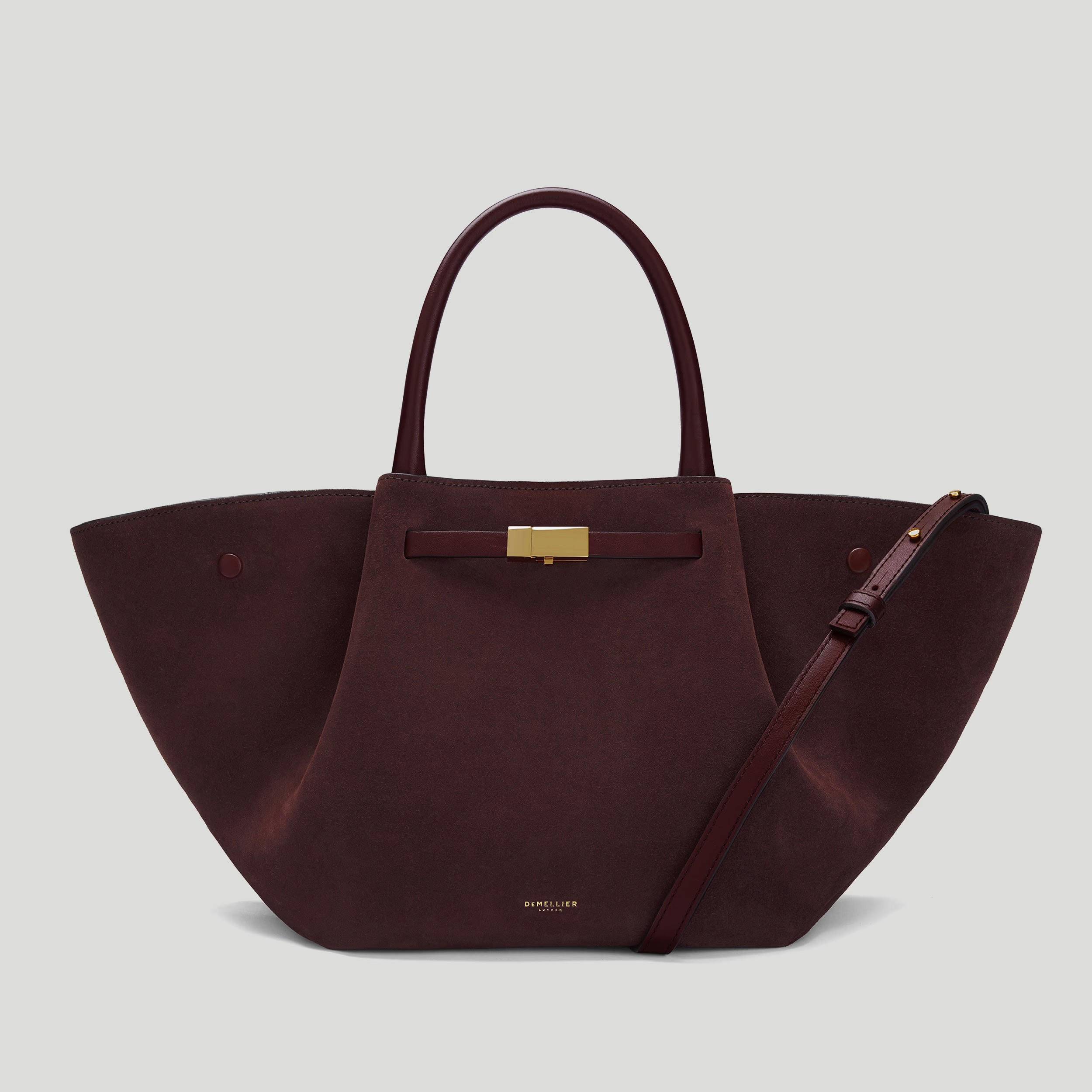 The Midi New York | Burgundy Suede & Burgundy Smooth | DeMellier | DeMellier