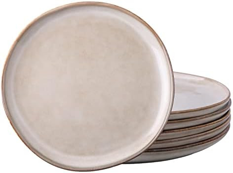 AmorArc Ceramic Plates Set of 6,8.5 Inch Stoneware Small Dinner Plates Set | Amazon (US)