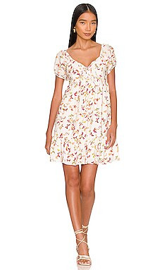 BCBGeneration Knot Front Dress in Flying Butterflies from Revolve.com | Revolve Clothing (Global)