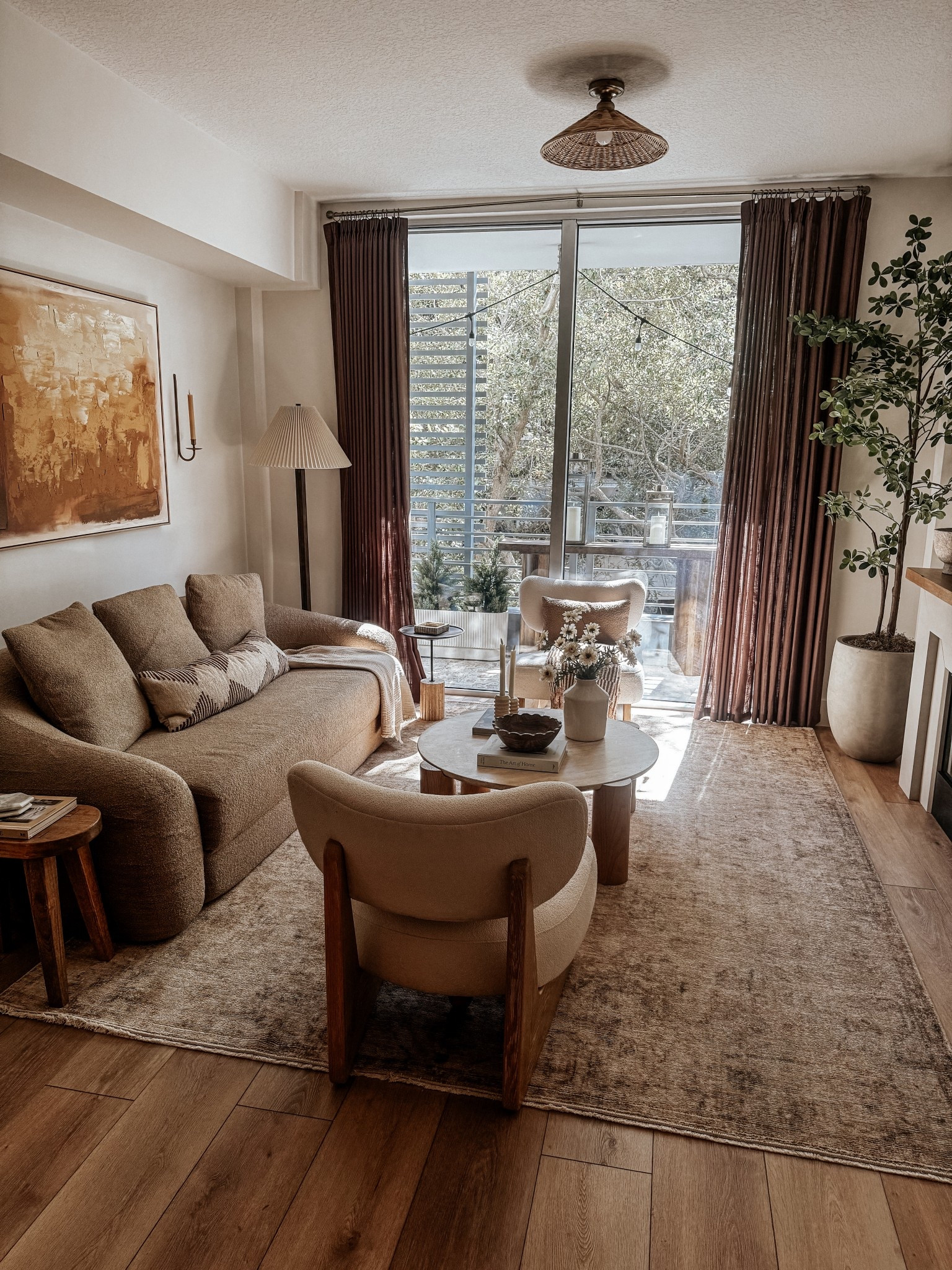 Neutral, earthy, cozy and peaceful living room! 

#LTKHome