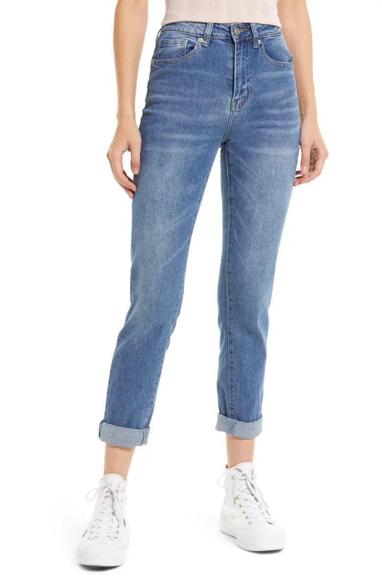 High Waist Ankle Mom Jeans | Nordstrom