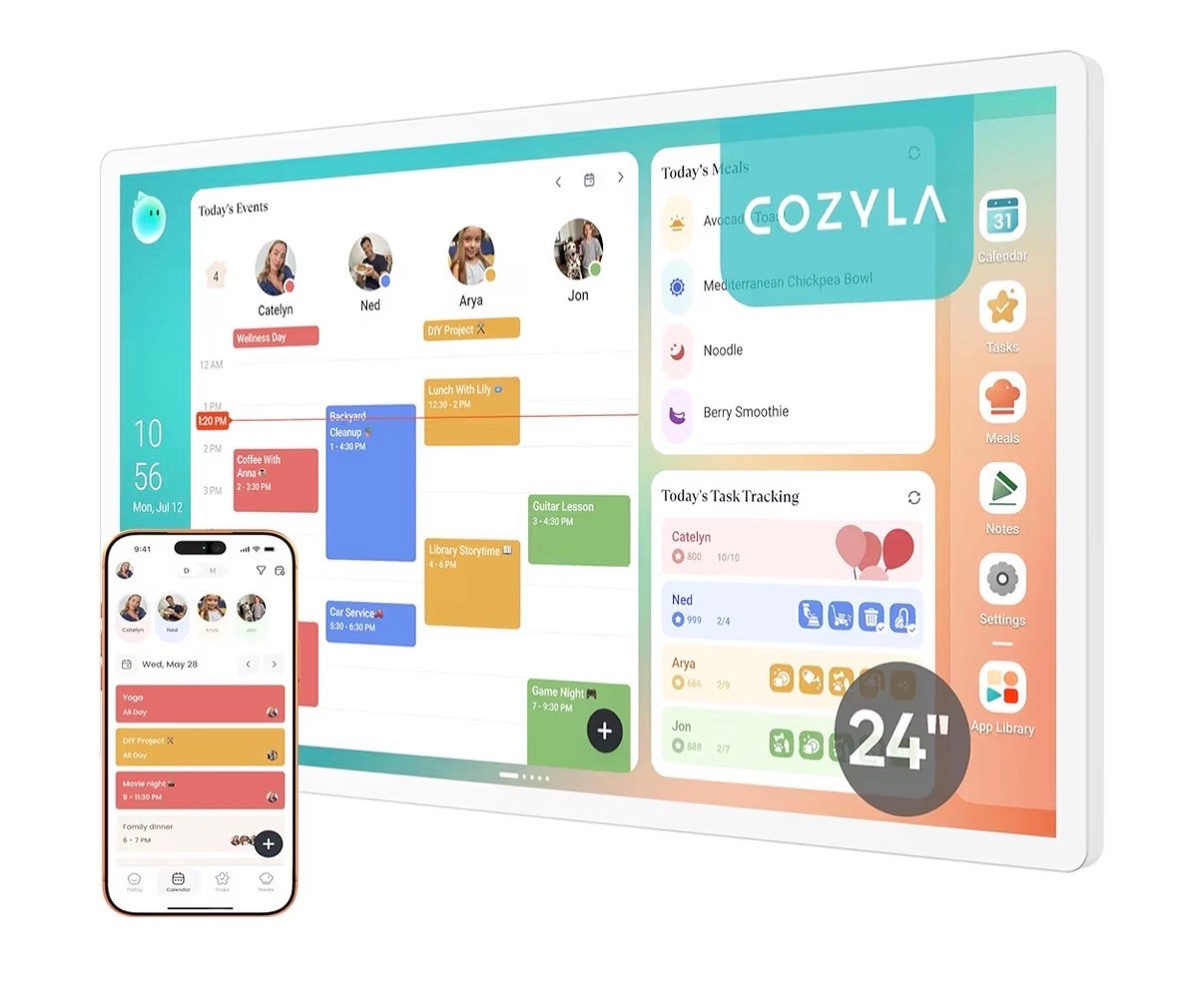 Calendar Plus 2: 24" Smart Digital Calendar with Google Play Store
Customizable Dashboard, Electronic Touch Screen Wall Planner with Voice Agent, Chore Chart＆Reward, Meal Planner & Wall Mount

Amazon digital planners

#LTKHome