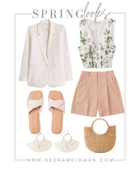 Spring outfit idea! These tailored shorts are so good! Pair it with a tank and blazer for a classic look. 

#blazer #shorts #springoutfit #vacationoutfit 

#LTKSale #LTKunder100 #LTKstyletip
