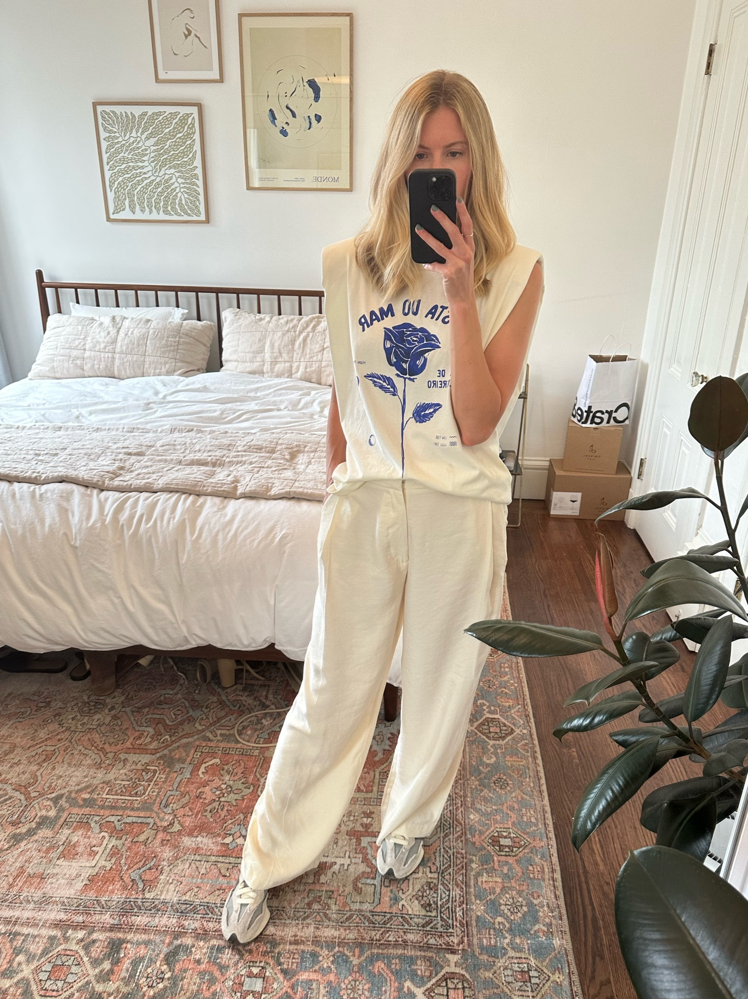 always on board with a monochromatic moment. size small top, and pants are a Zara find  

#LTKstyletip #LTKSeasonal #LTKshoecrush