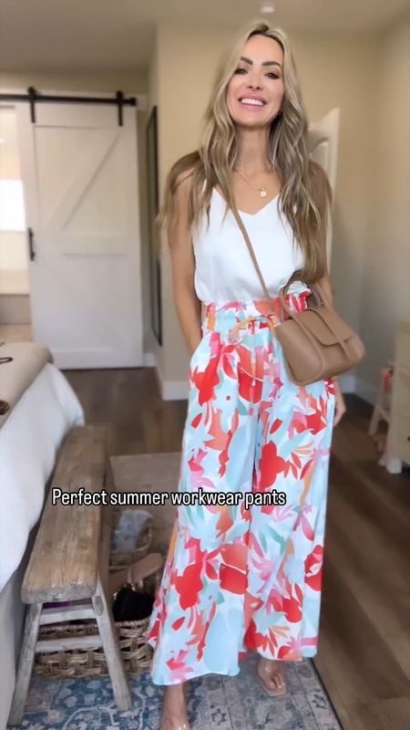 Summer workwear pants I’m loving! These wide leg flows pants are the perfect summer office outfit staple! They come in tons of colors and can even elevate your weekend outfit!
Amazon fashion 

#LTKVideo #LTKSaleAlert #LTKWorkwear