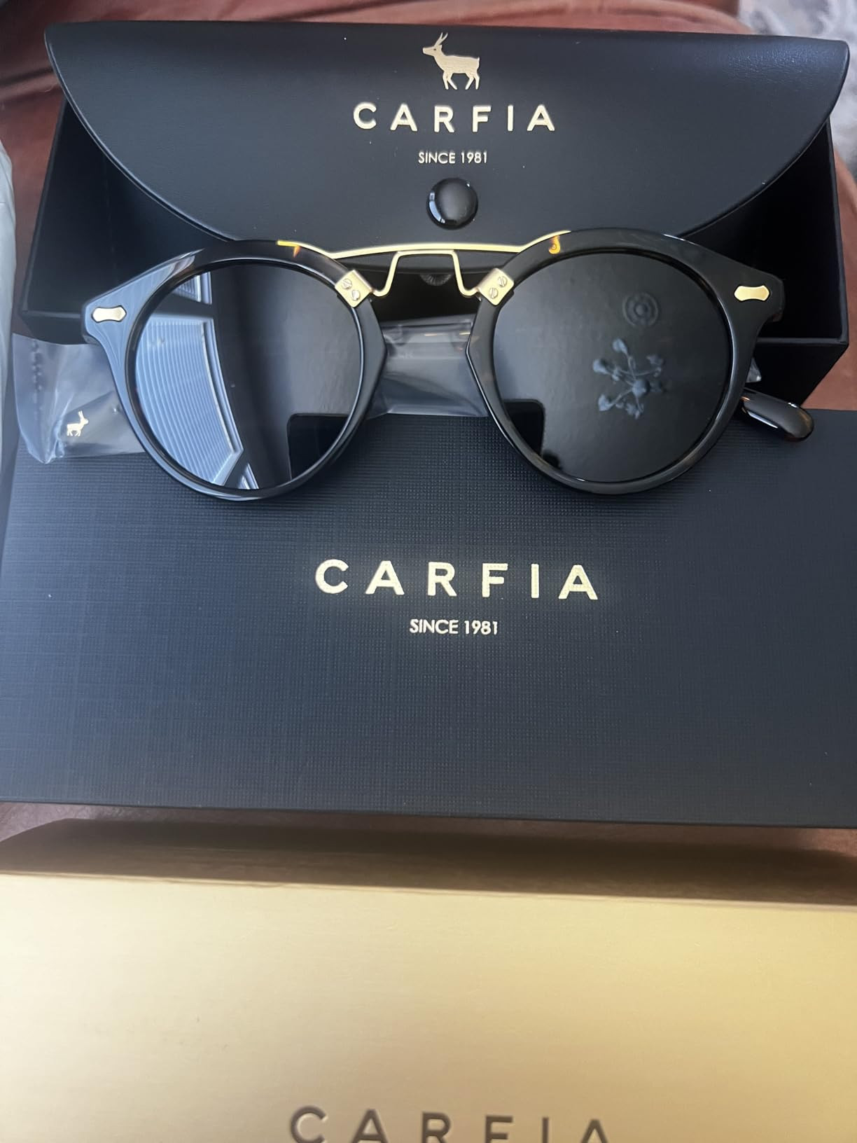 CARFIA Small Acetate Polarized Sunglasses for Women UV Protection, Retro Double Bridge Eyewear Me... | Amazon (US)