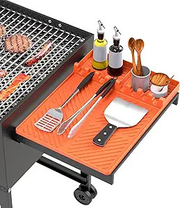 Silicone Grill Mat Compatible with Blackstone, Silicone Griddle Tools Mat with Drip Pad, Spatula ... | Amazon (US)