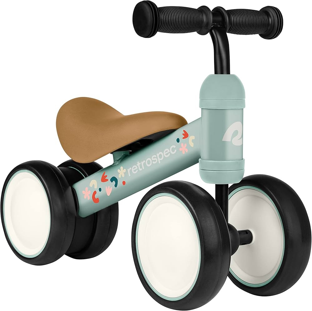 Retrospec Cricket Baby Walker 4-Wheel Balance Bike for Ages 12-24 Months Toddlers | First Birthda... | Amazon (US)