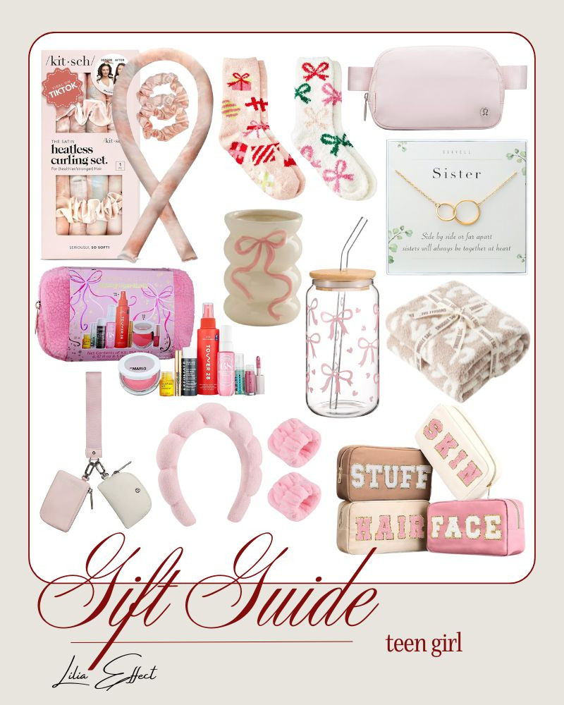 A gift guide for teen girls!


gift ideas, gift guide, amazon finds, bows, lululemon, keychain, necklace, organization, fuzzy socks, Target finds, heatless curls, beauty finds 

 #LTKGiftGuide #LTKBeauty #LTKKids