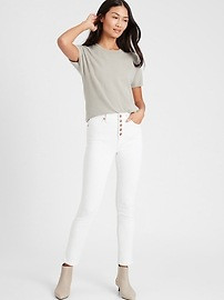 High-Rise Slim Button-Fly Jean | Banana Republic (US)