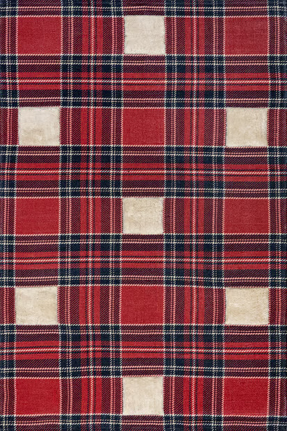Red Keira Checkered Plaid Area Rug | Rugs USA