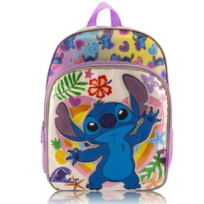 Disney Kids' Stitch 14" Backpack - Purple | Target