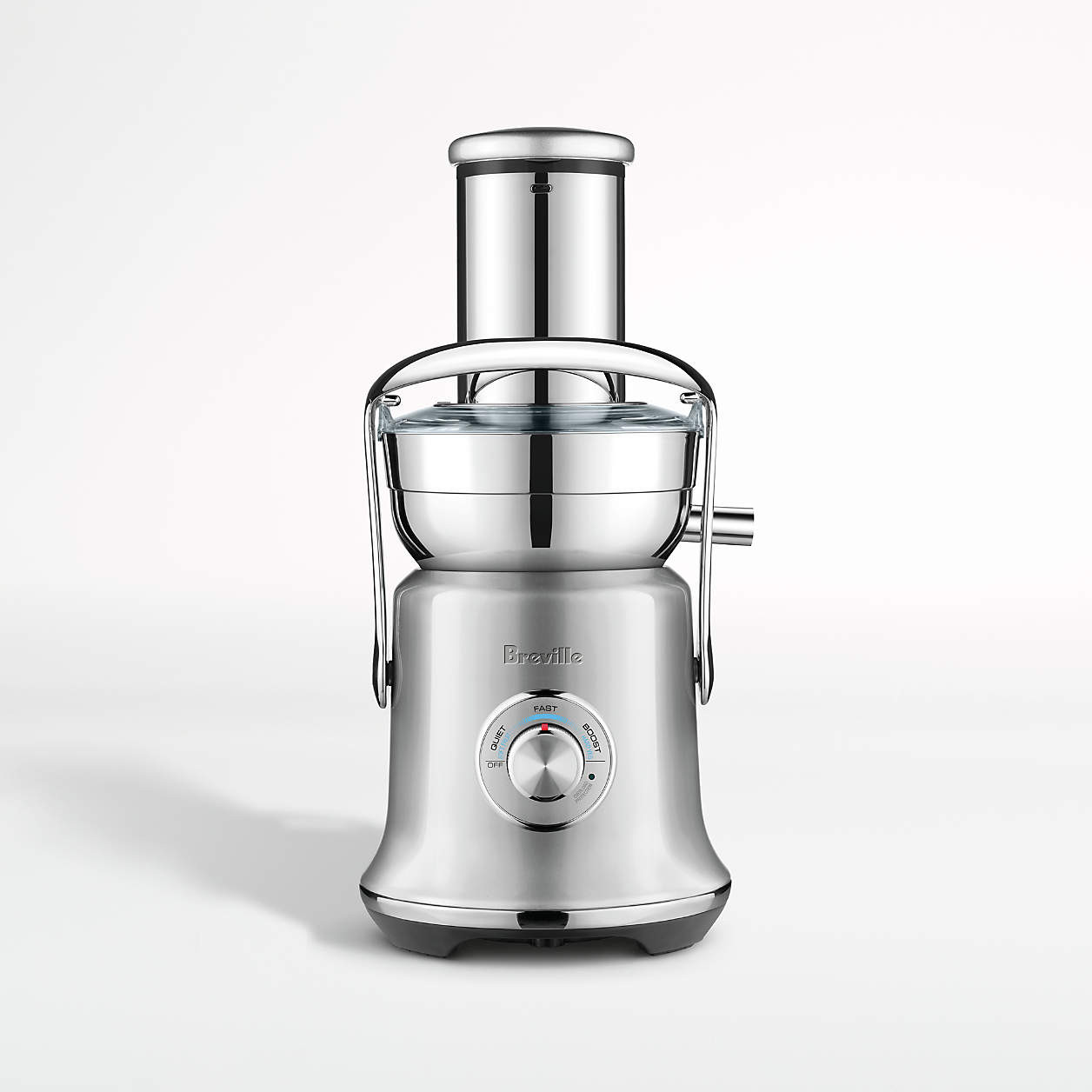 Breville Juice Fountain Cold XL Cold Press Juicer in Almond Nougat + Reviews | Crate & Barrel | Crate & Barrel
