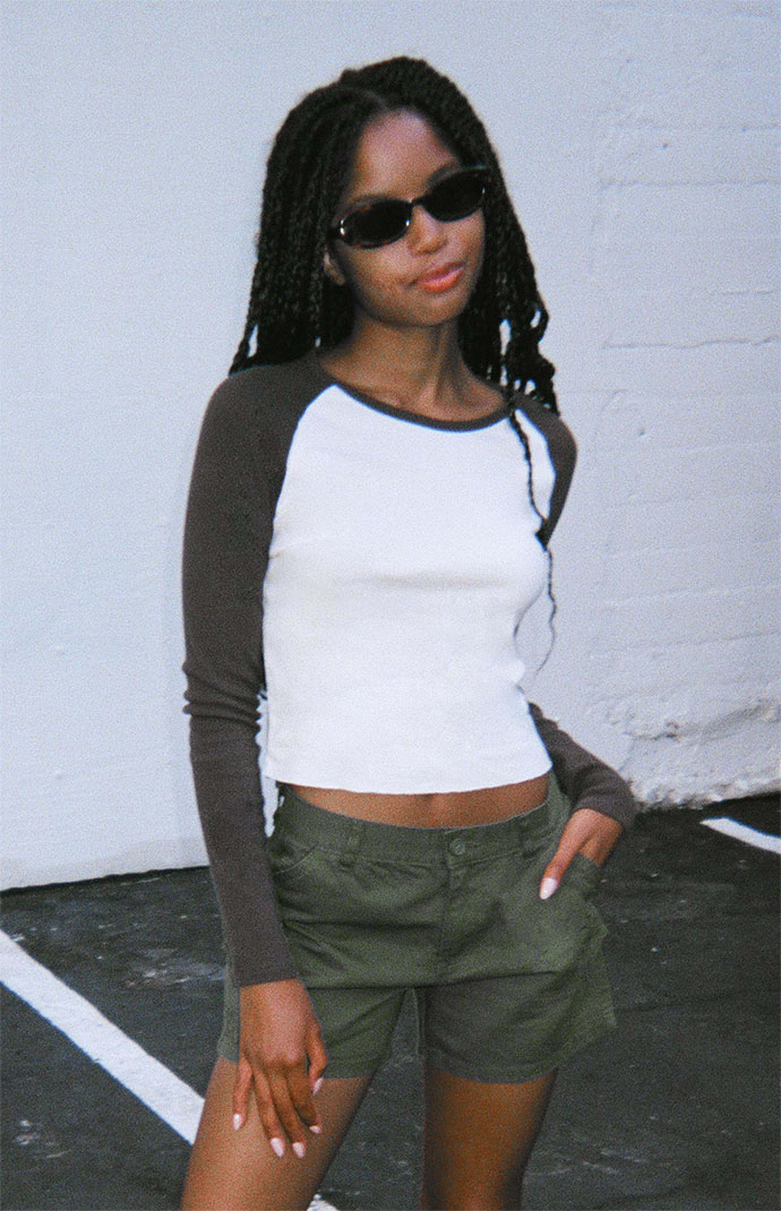 John Galt Raglan Long Sleeve T-Shirt | PacSun