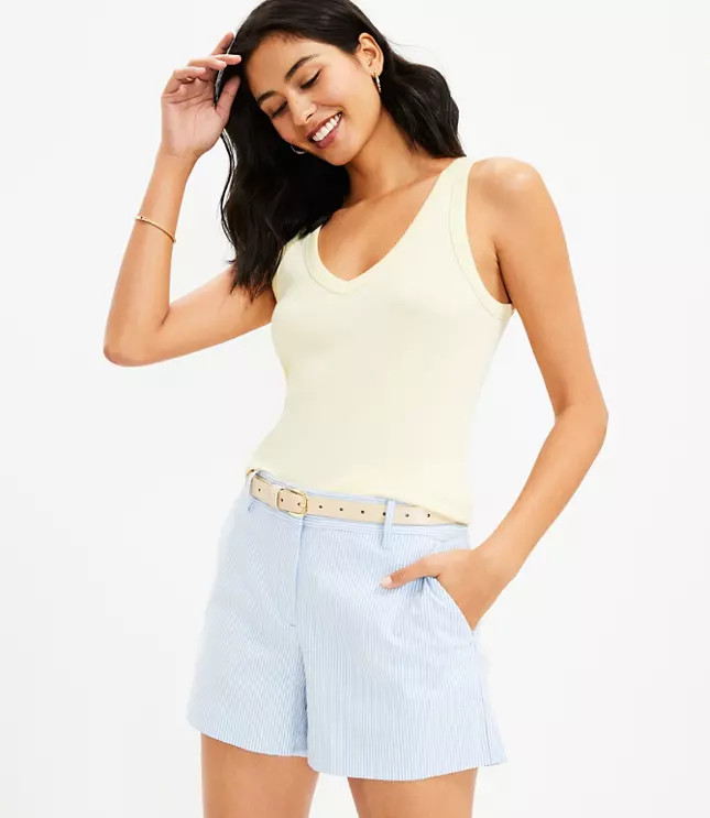 Essential V-Neck Tank | LOFT