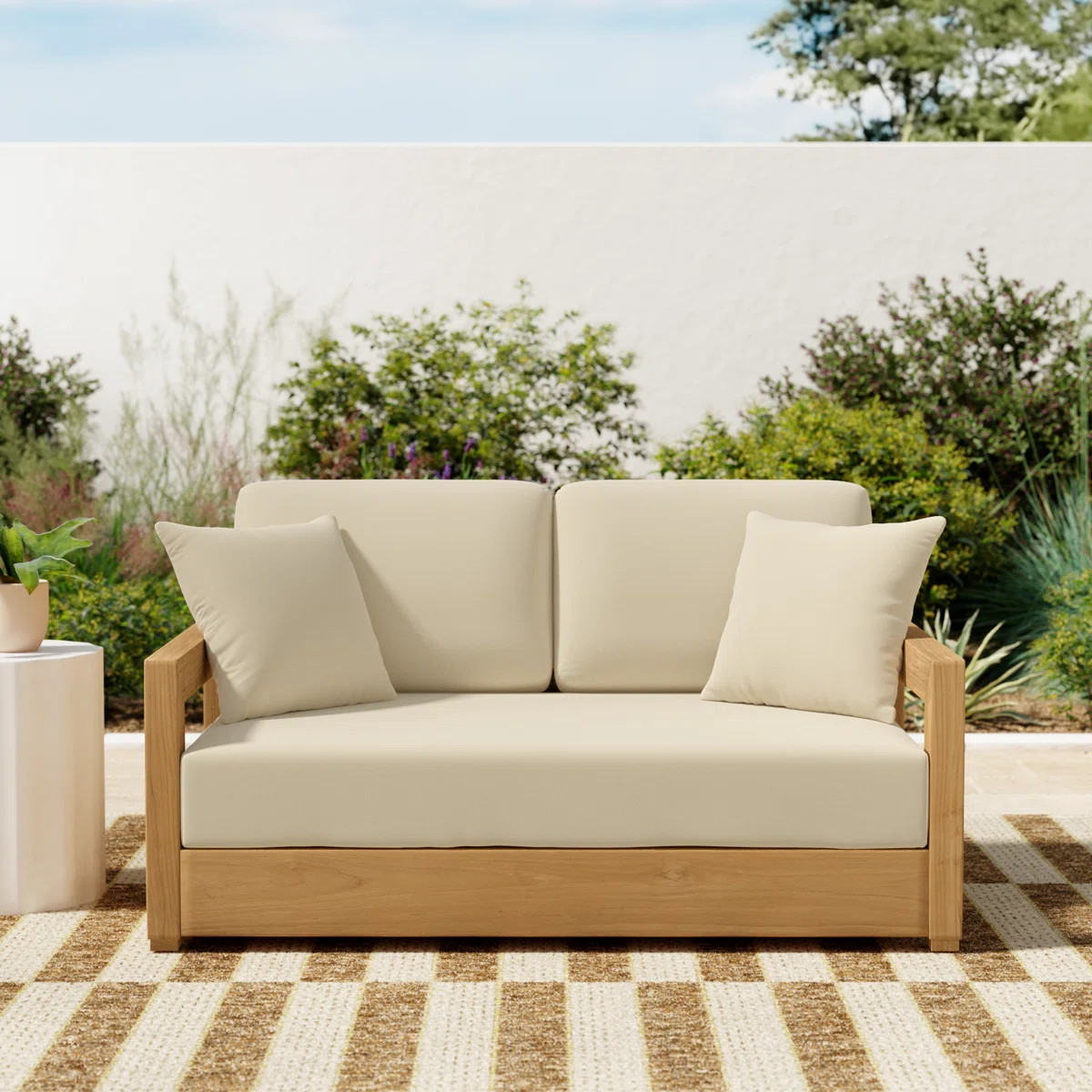 Melrose 52.75" Wide Loveseat with Cushions | Wayfair North America