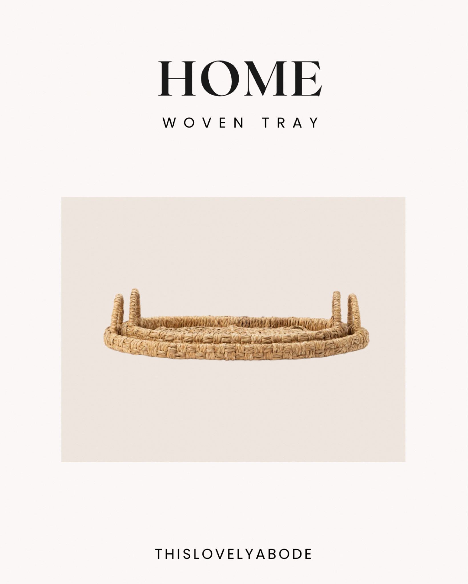 These gorgeous woven trays come in a set of 2. Perfect to use indoors or outdoors. 
#woventray #tray #mcgeeandco

#LTKHome