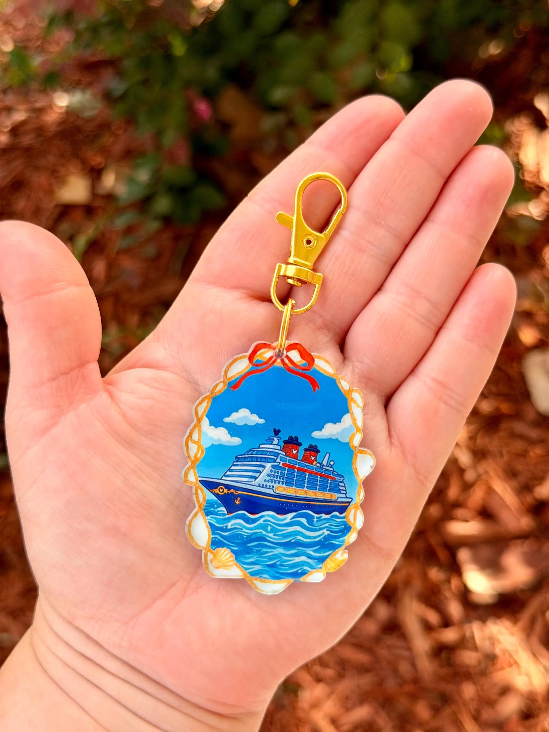Bag Charm Magic Cruise: Disney Cruise Lines, Fish Extender Gift, Acrylic Keychain | Etsy (Global)