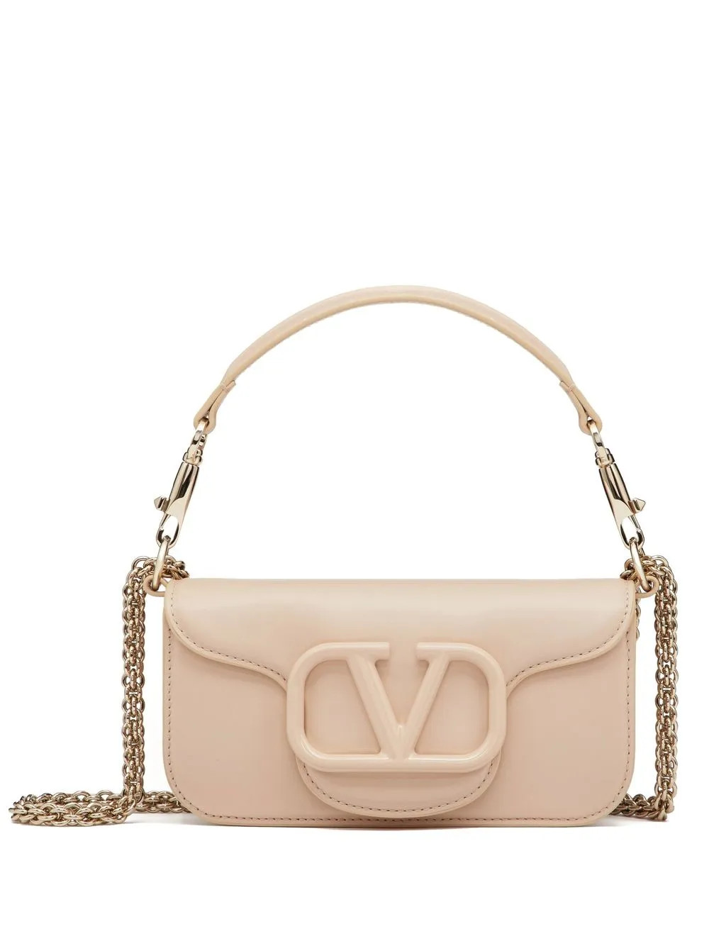 Valentino Garavani VLogo Signature Shoulder Bag | Neutrals | FARFETCH BE | Farfetch Global