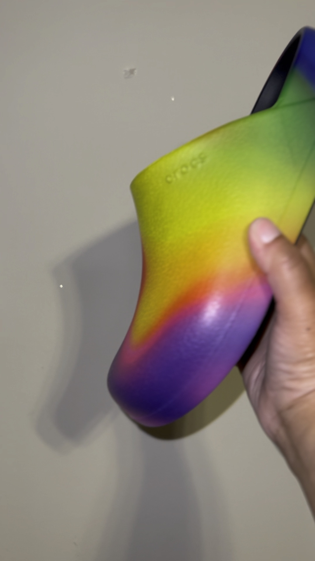 I’m obsessed with these Colorful Dylan Crocs. 
My favorite pair 