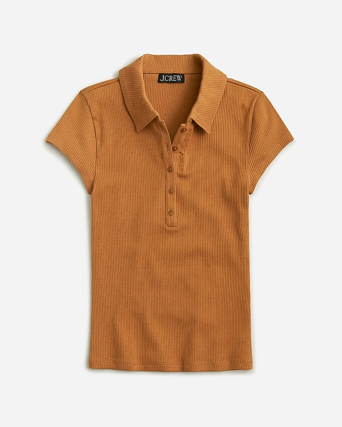 Vintage rib henley polo | J. Crew US