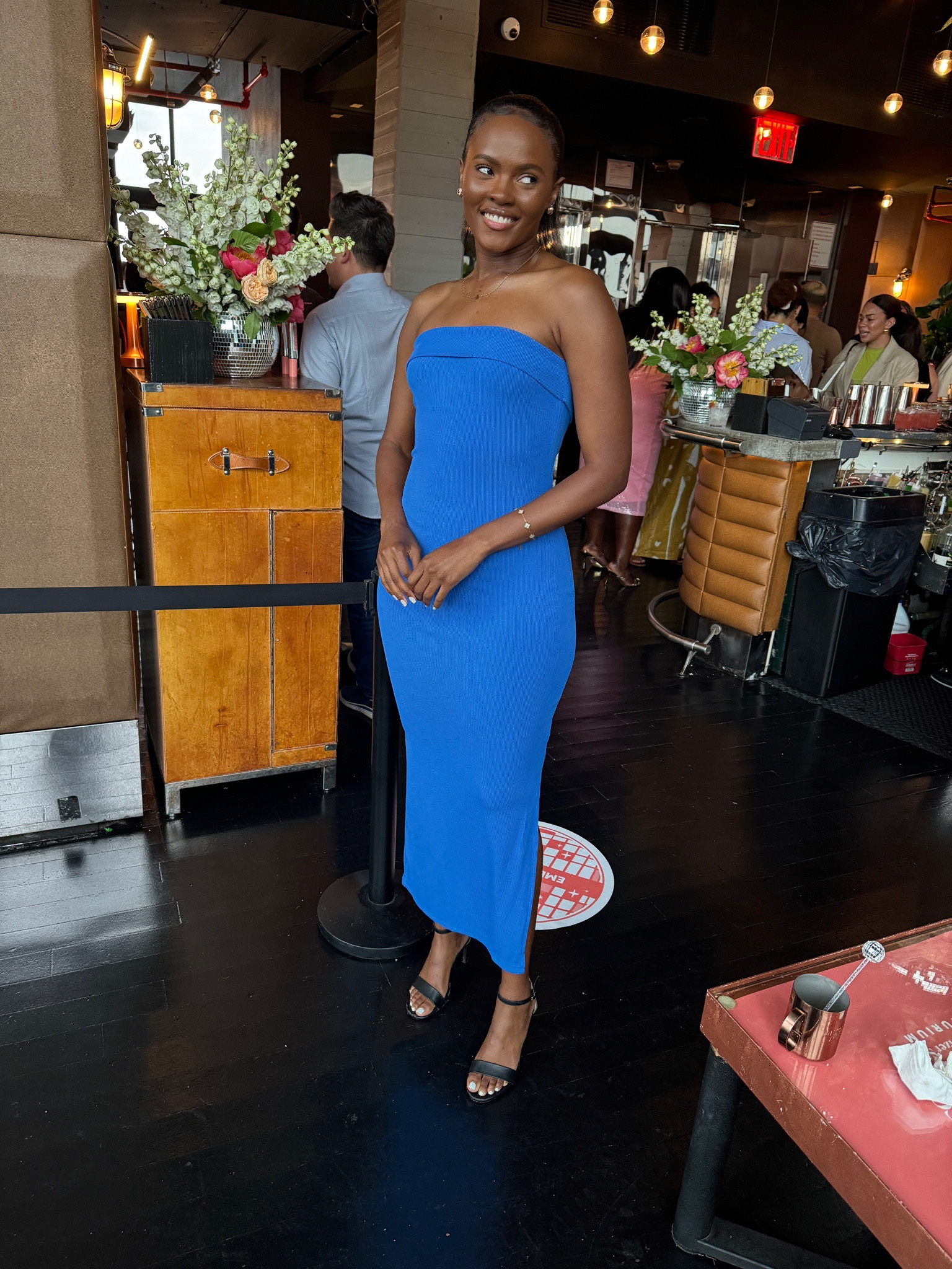 Ribbed strapless dress for  $50. The quality is stretchy and fits true to size. 

#LTKFindsUnder50 #LTKSeasonal #LTKStyleTip