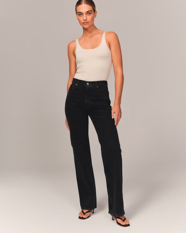 High Rise 90s Relaxed Jean | Abercrombie & Fitch (US)