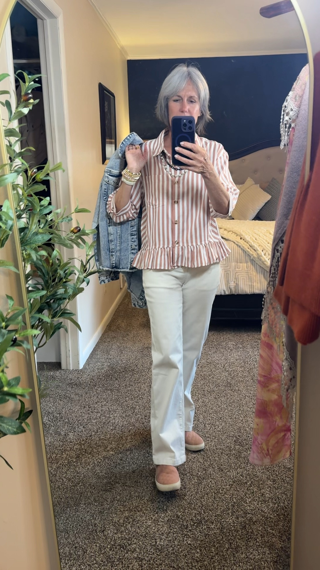 ‼️ SALE ALERT ‼️ 27% off these peplum tops. 

Heading out to my usual Sunday afternoon coffee date. Wearing white because it’s cloudy and I want to brighten up the day. 

#ootd #ootdstyle #outfitinspo #outfitideas #whatiwore #styleinspo #fashioninspo #dailyoutfits #casualchic #effortlessstyle #classicstyle #streetstyle
#neutralstyle #elevatedbasics #springoutfits #springstyle 
#howtostyle #styletips #wearitloveit
#over40style #midlifestyleblogger

#LTKdayinmylife #LTKootd #LTKSeasonal