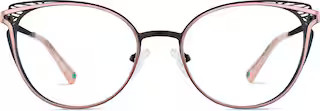 Rose Gold Cat-Eye Glasses #3225119 | Zenni Optical Eyeglasses | Zenni Optical (US & CA)