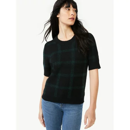 Free Assembly Women's Puff Sleeve Sweater | Walmart (US)