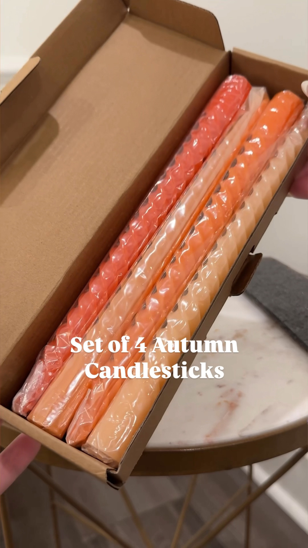 10 inch Orange-Gradient Spiral Taper Candles 🕯️ 
Set of 4 Autumn Colored Spiral Candlesticks from Amazon under $10

Fall candles, thanksgiving candles, fell decor, thanksgiving decor, candles under $10, pretty candles, amazing candles 

#LTKHoliday #LTKParties #LTKHome