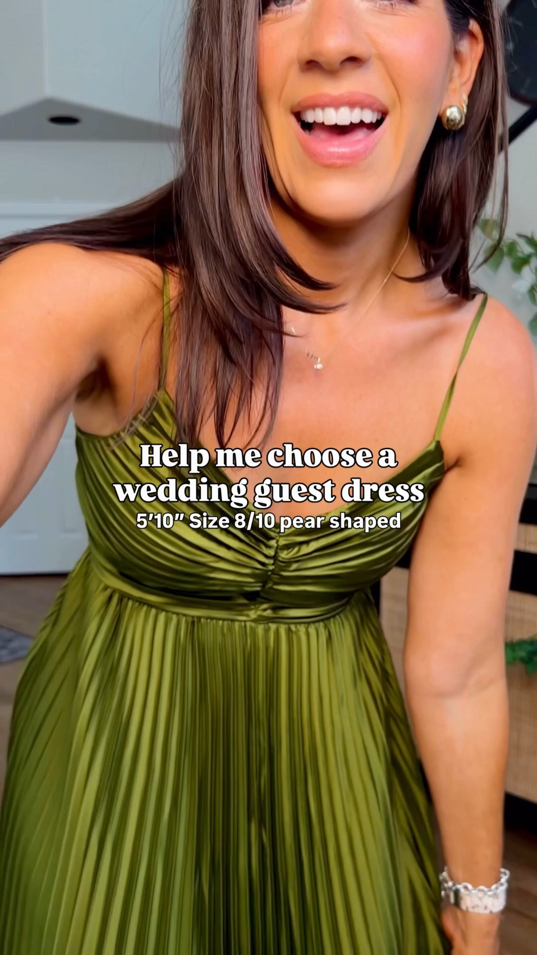 Help me choose a wedding guest dress
In order:
Floral corset- large (the thumbnail is blank)
Blue cape let-large
Green pleated-medium
Green pleated maxi-8 (code mk20)
Floral one shoulder-medium (code mk20)
Strapless lace- sized down to as (code MK20)
Black floral-medium
Coral mesh-medium
Blue floral pleated-medium

#LTKWedding #LTKMidsize #LTKTall