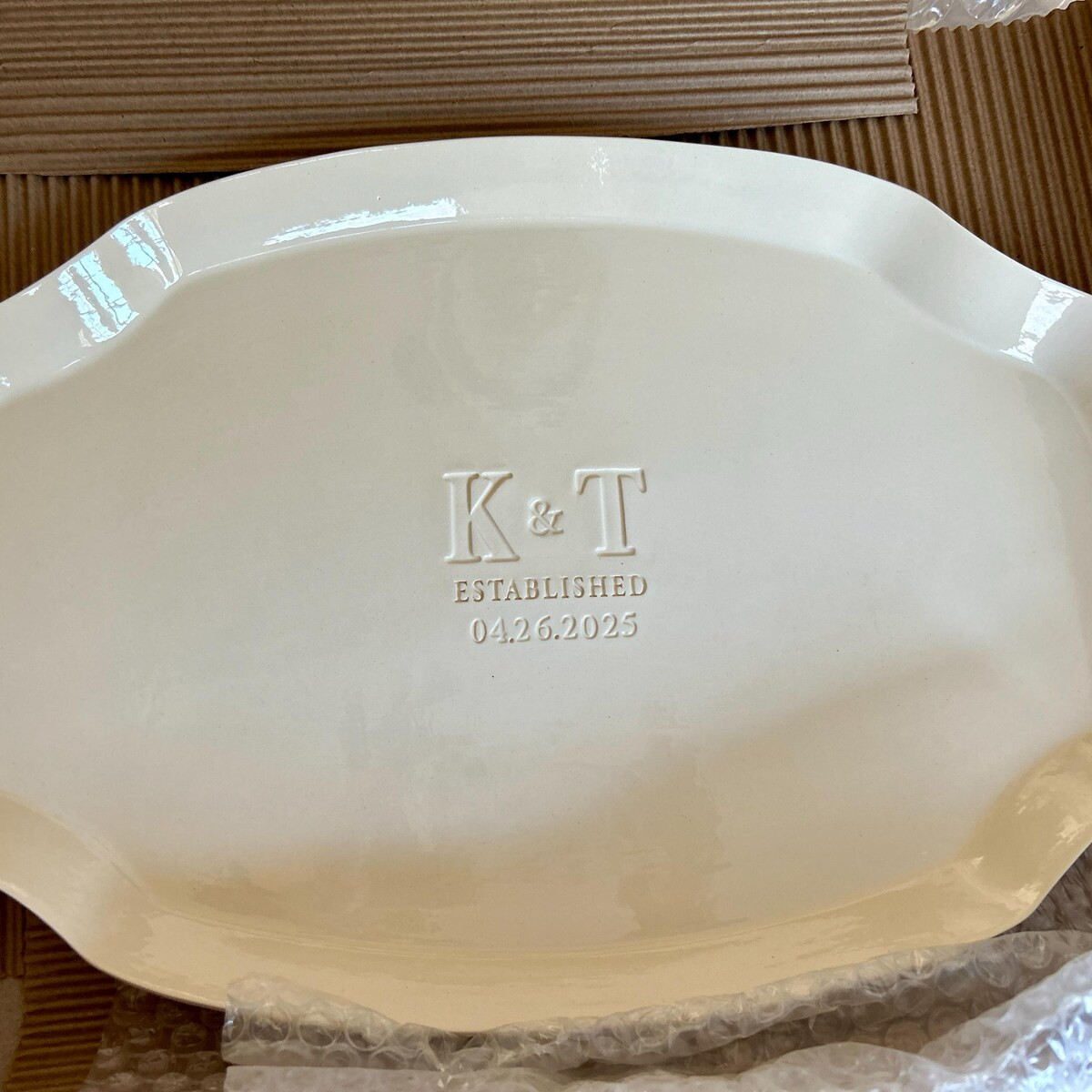 Wedding Gift, Engagement Gift, Anniversary Gift or Signature Guestbook Platter - Personalized Wit... | Etsy (US)