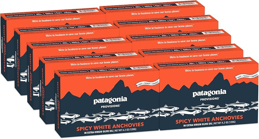 Patagonia Provisions Spicy White Anchovies | Responsibly Sourced in Spain | 22g Protein & Gluten ... | Amazon (US)