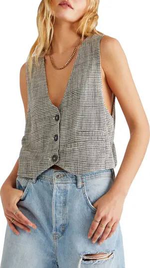 Heritage Check Crop Vest | Nordstrom