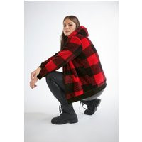 Zip Through Printed Fleece Hoodie | Debenhams UK