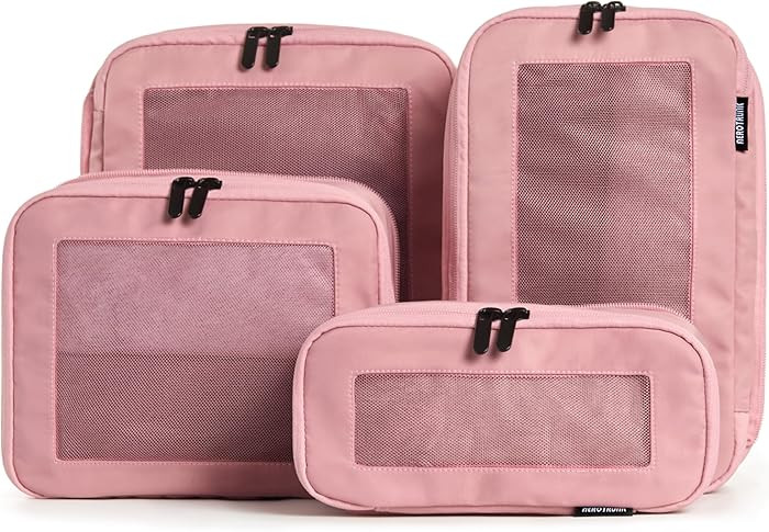 Aerotrunk Compression Packing Cubes for Travel - Luggage Organizer Bags - Double Zipper Packing C... | Amazon (US)