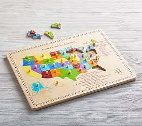 USA Map Puzzle | Pottery Barn Kids
