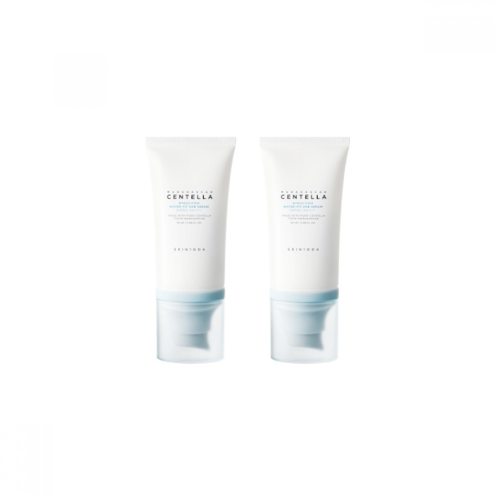 SKIN1004 - Madagascar Centella Hyalu-Cica Water-Fit Sun Serum SPF50+ PA++++ Twin Pack - 50ml*2ea | STYLEVANA